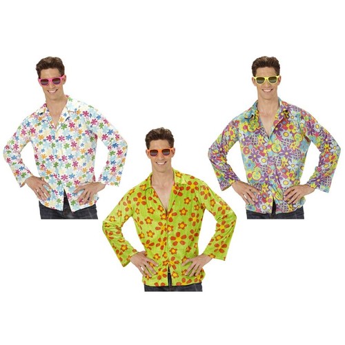 Blumen hippie hemd - /, karneval