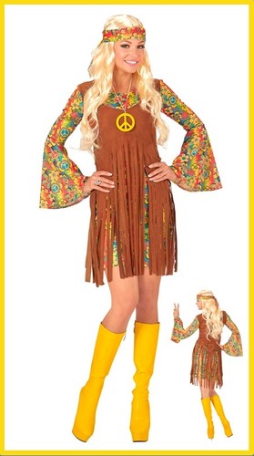 Hippie girl damen kostüm - damen,