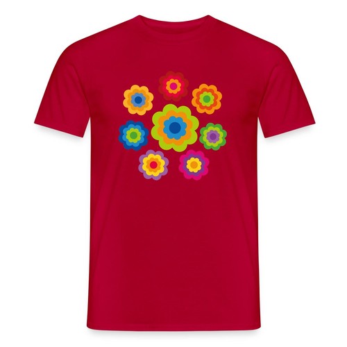 70er jahre hippie flower - jahre,