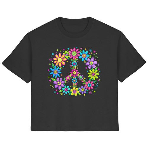 Shirt damen peace - t-shirt,