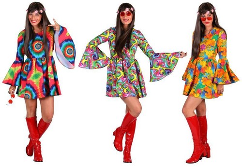 70er 80er jahre kleid kostüm - 80er,