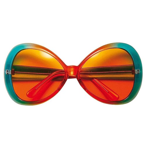 Bunte hippie brille 60er - bunte, #