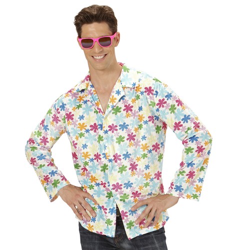 Hippie flower shirt - flower,