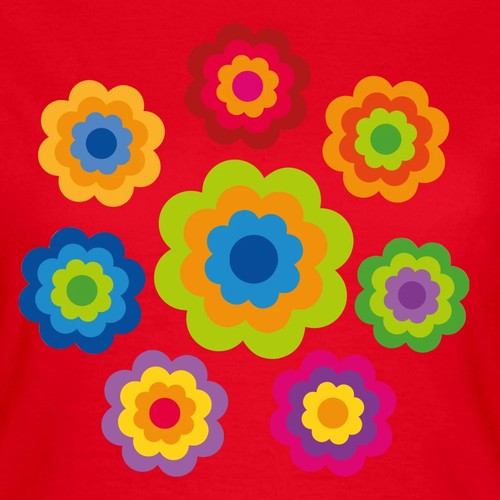 70er jahre hippie - 70er, flower