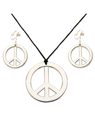 Hippie halskette ohrringe - hippie,