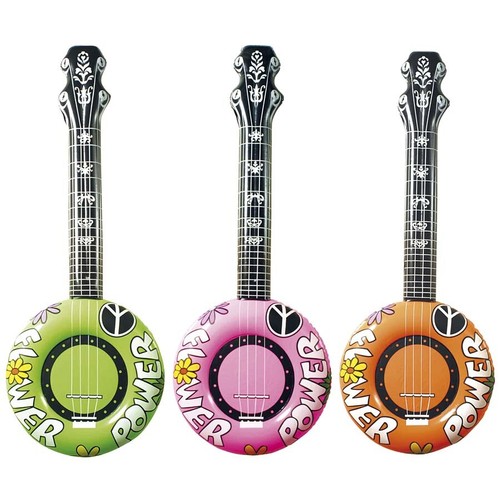 Aufblasbares banjo 70er - aufblasbares, /