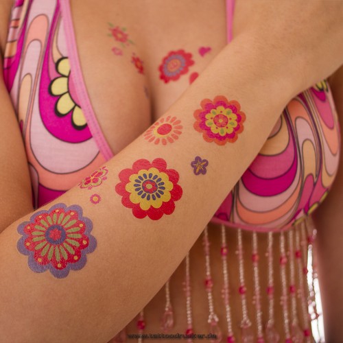 Hippie tattoo karte - 5,