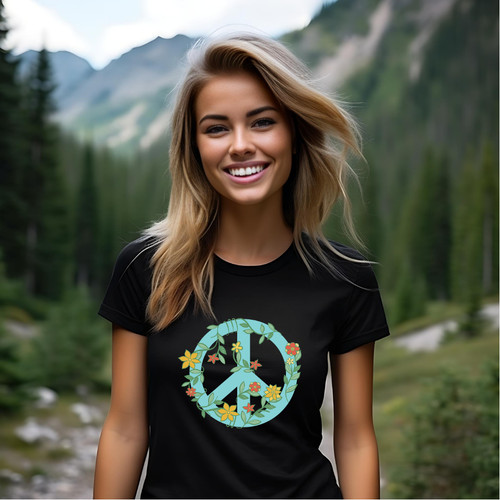 Shirt damen hippie natur - t-shirt,