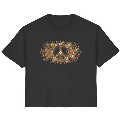 Peace zeichen shirt damen - t-shirt, im