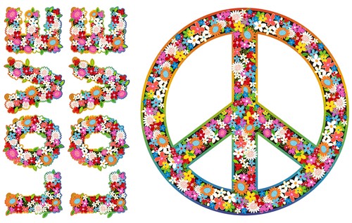Blumen aufkleber hippie - blumen,