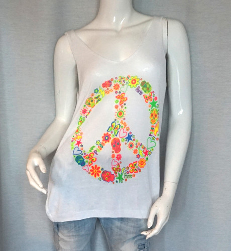 Hippie feinstrick träger top - hippie,