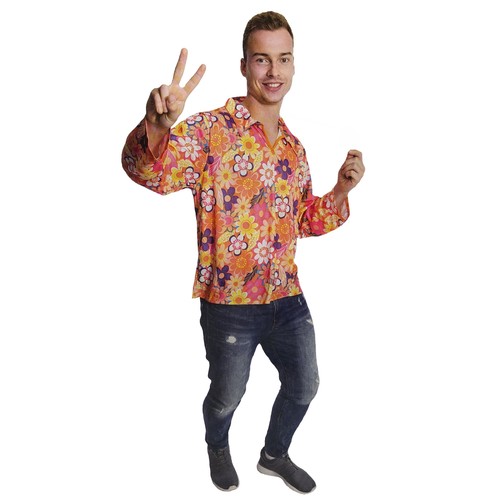 Herren hippie shirt - herren, karneval