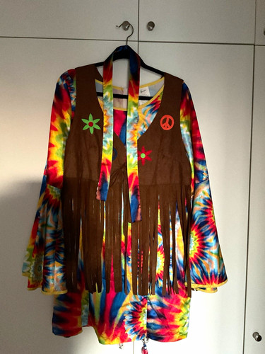 Hippie kostüm flower power - hippie,