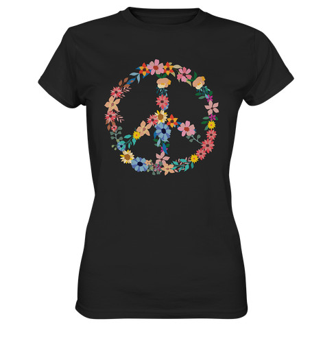 Peace blumen shirt - blumen,