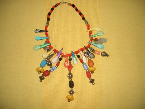 Halskette kette unikat hippie - halskette,