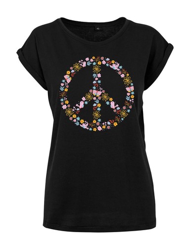 Peace flowers damen shirt - "peace,