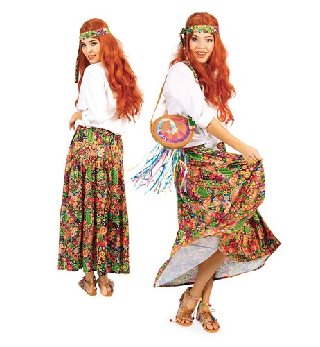 Hippie rock damen langer - damen, –
