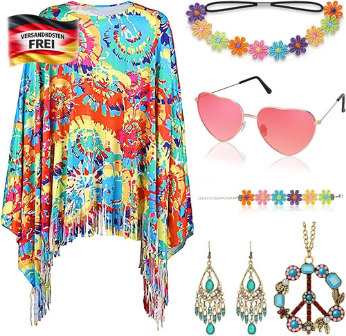 70er jahre hippie kostüm - 70er,