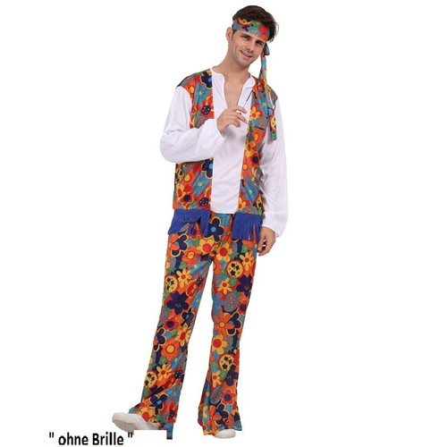 Groovy hippie herren - hippie, flower