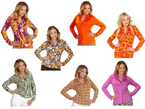 Damen bluse hippie - damen, 70er