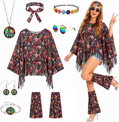 Hippie kostüm damen - kostüm, 60er