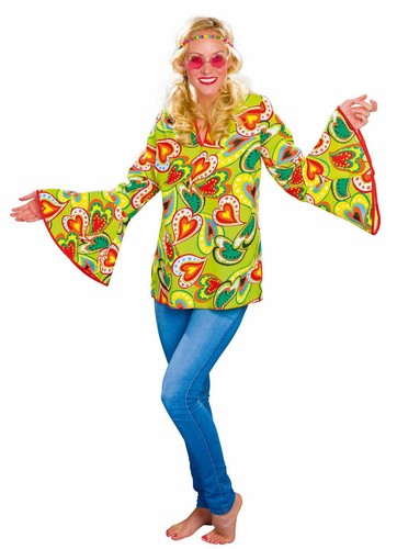 Hippie bluse oberteil flower - oberteil,
