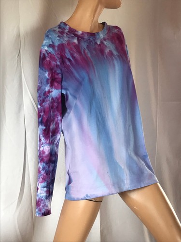 Langarmshirt batik icedye - langarmshirt,