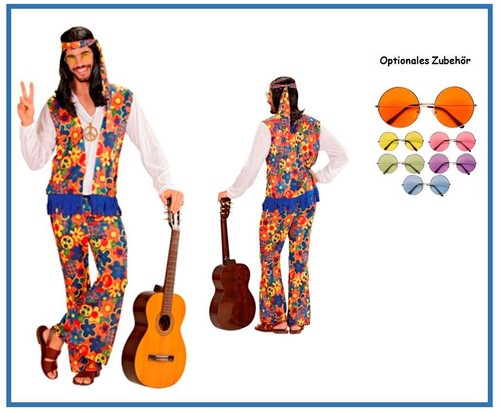 Hippie herren flower - hippie, power