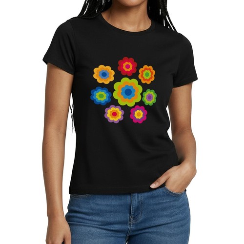70er jahre hippie flower - hippie, power