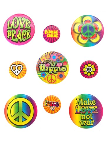 Flower power hippie - 9,